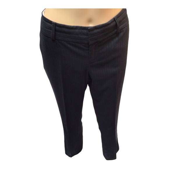 Banana Republic Trouser Martin Fit in Navy Blue with Light Blue Pinstripe in 4P - Picture 1 of 11